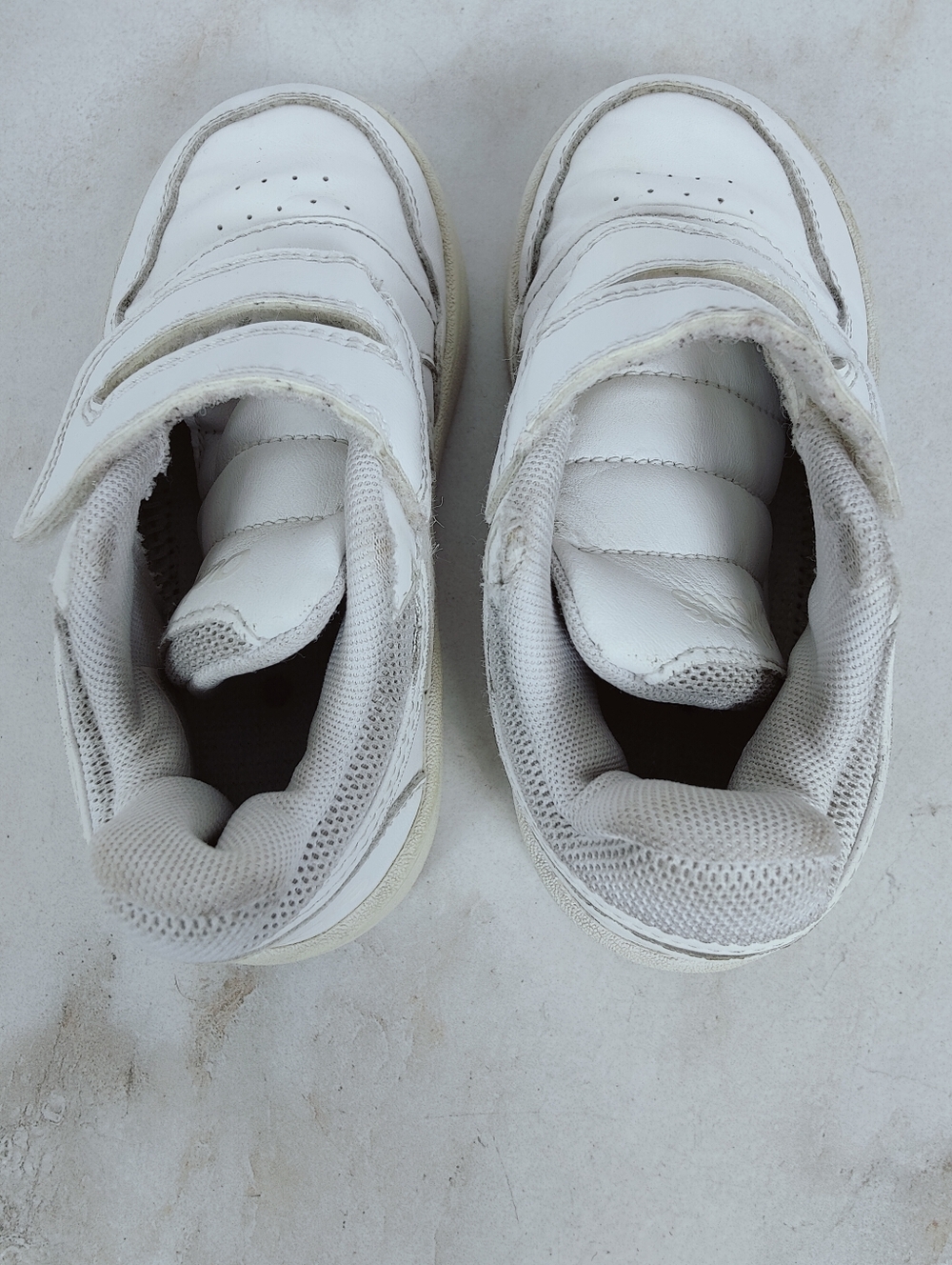 Adidas Toddler Hoops White Lifestyle Basketball Shoes Sneakers, Sz 9K - Picture 8 of 11